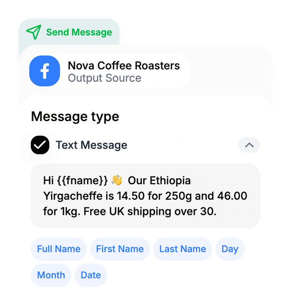 Send Message node